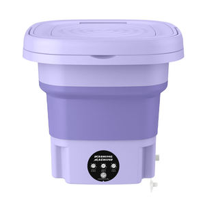 Mini <span class=keywords><strong>Machine</strong></span> <span class=keywords><strong>à</strong></span> <span class=keywords><strong>Laver</strong></span> Portable 8L, Design Pliable pour <span class=keywords><strong>Linge</strong></span> de Bébé, <span class=keywords><strong>Machine</strong></span> <span class=keywords><strong>à</strong></span> <span class=keywords><strong>Laver</strong></span> Automatique Ménagère avec Essorage - Product Image 1