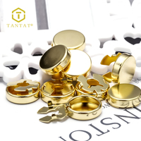 Couvre-boutons ronds pour femmes Clip de couverture de bouton