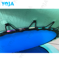 Chaise flottante gonflable en PVC portable et hamac aquatique en maille pour le plaisir estival dans la piscine, le lac ou la mer