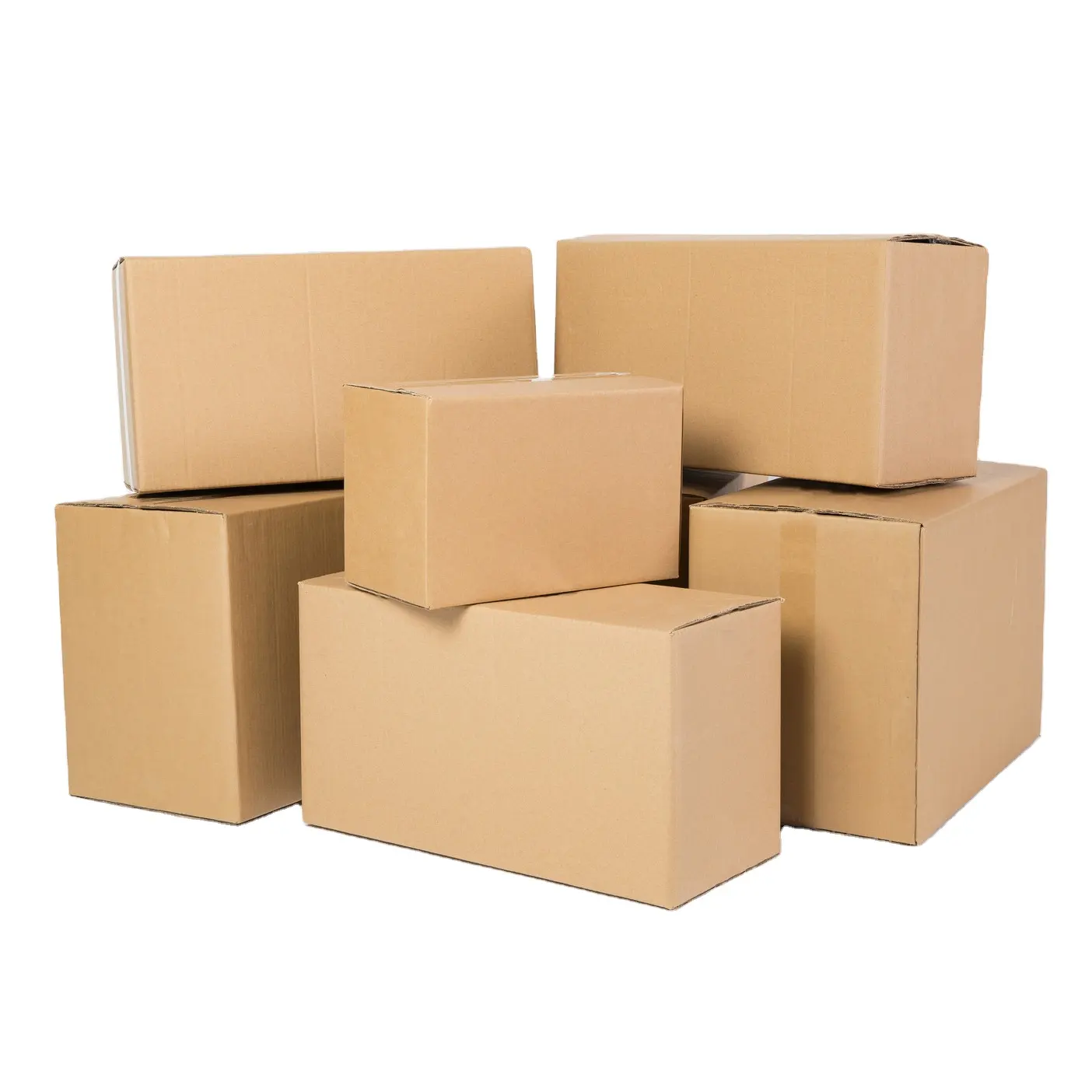 Caixas de armazenamento fortes de 5 camadas com marca personalizada, grandes placas de papelão ondulado, embalagens de papelão por atacado, caixas de transporte em movimento