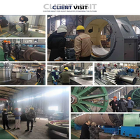 KOMANSK Arbre principal de moulin à rouleaux sur mesure pour usine sidérurgique, forgé, grand rotor d'entraînement, revêtement en oxyde noir