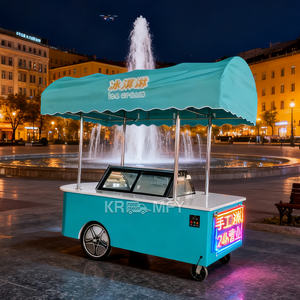 Camion de nourriture mobile 2025 avec cuisine complète, chariot de vente de hot-dogs, tricycles, voiture, kiosque de vente de glaces et de sucettes glacées - Product Image 1