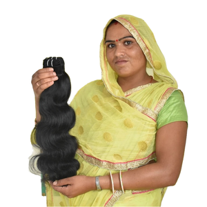 100% cutícula alineada virgen 8-32 pulgadas negro rizado Bodywave Bundles onda Natural indio templo extensiones de cabello humano para mujeres - Product Image 1