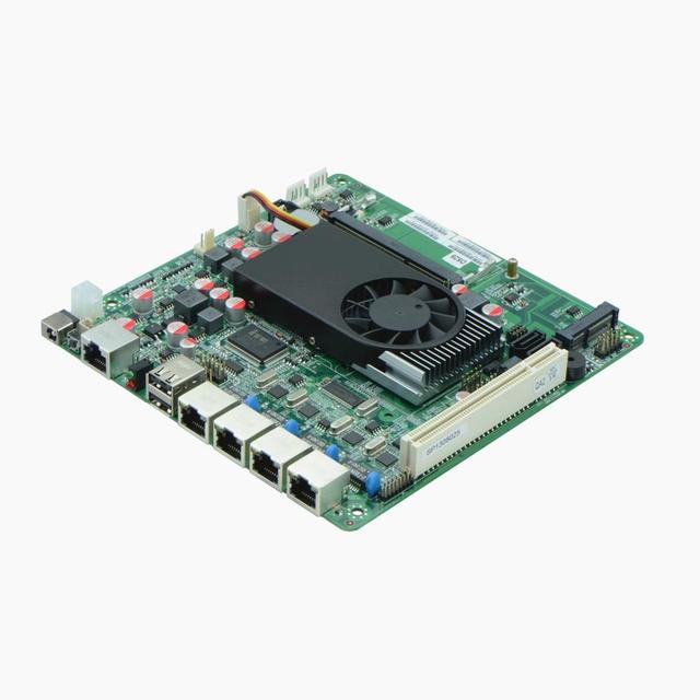 Atom D525 with 4 Gbe LAN Motherboard Support MSata SSD Run ROS , EXIS,Pfsense ,lede/ikuai/openwrt Winxp OS