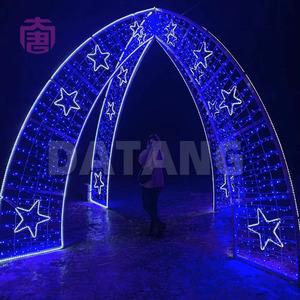 Garden Arch Silhouette <b>Light</b> - Battery <b>Timer</b> Cluster <b>Light</b> with Wedding Door Arch Design - Product Image 3