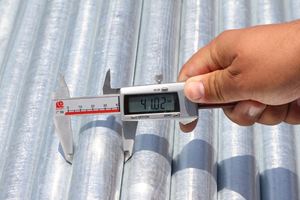 Nhà Kính Công Nghiệp Nhúng Nóng Frame150mm Đường Kính Mạ Kẽm 3/4 Ống Thép Mạ Kẽm - Product Image 5