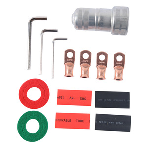 Screw <b>Terminals</b> Brass Battery <b>Terminal</b> Set With Accessories For Car Audio Installation - Product Image 2