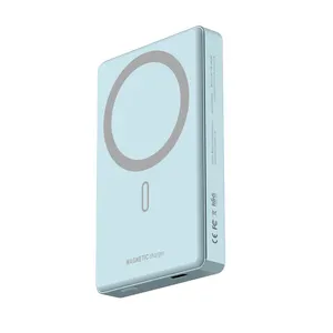 新着ポータブル磁気ワイヤレス充電器携帯電話用10000mAhPD20W急速充電ワイヤレスパワーバンクをカスタマイズ