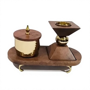 Ramadan cadeau Bakhoor brûleur couleur marron moderne Design Antique support de brûleur pour des utilisations polyvalentes prix abordable - Product Image 1