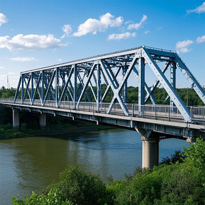 Nhỏ gọn 200 pre-thiết kế Bailey cầu xách tay Modular giàn cầu tạm thời cầu thép - Product Image 1