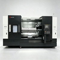 Tour CNC de haute précision, centre de tournage robuste mono-axe avec système de commande FANUC pour tournage et fraisage de précision