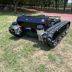 Небольшая Беспроводная электрическая косилка с нулевым поворотом, дистанционное управление, 173cc бензиновый двигатель, 24 В, лопасти для травяной ткани, для продажи - Product Image 5