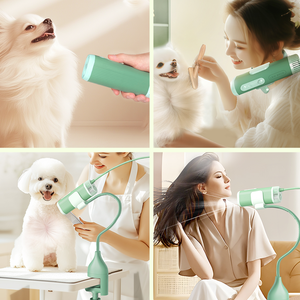 Sèche-cheveux silencieux haute puissance pour animaux de compagnie, 3 vitesses de vent, tour de cou réglable, séchage rapide pour chiens et chats, avec prise UE - Product Image 5