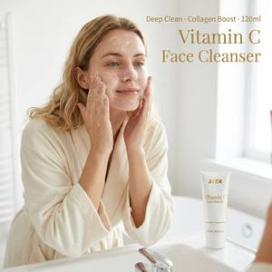 Nettoyant Moussant Anti-Âge Éclaircissant à la Vitamine C 120ml Collagène Niacinamide Lavage Doux Anti-Taches Brunes - Product Image 3