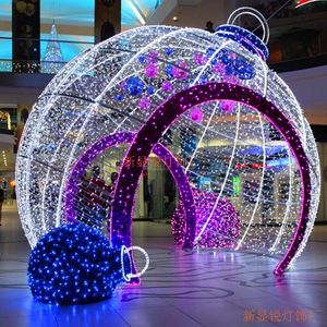 ซุ้มโค้งประดับไฟ LED สำหรับเทศกาลคริสต์มาส ตกแต่งงานแสดงสินค้า ใช้ได้ทั้งภายนอกและภายในอาคาร - Product Image 4