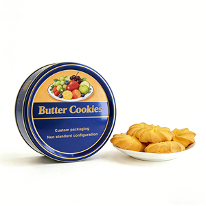 <span class=keywords><strong>Biscotti</strong></span> al Burro Freschi di Fabbrica, Sapore Burroso Intenso, Texture Croccante, Snack Salutare per Bambini, Regalo per Ogni Giorno e per le Festività - Product Image 1