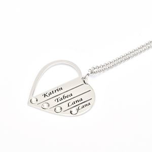 จี้แสดงความเป็นตัวตนของครอบครัวจี้แสดงความรักชื่อในเงิน925ผลิตจากโรงงานจีน - Product Image 1