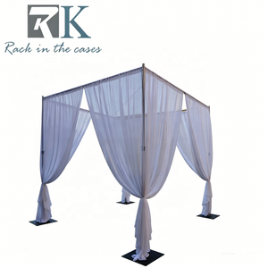 Wedding Pipe and Drape Kit Aluminum Pipe and Drape <b>Frame</b> Adjustable <b>Backdrop</b> Stand Telescopic Poles for Outdoor Indoor - Product Image 1