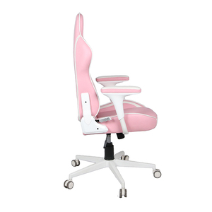Multi Color Fixed Armrest PU Leather <span class=keywords><strong>Pink</strong></span> Computer Game Office Chair Adult Gaming Chair - Product Image 3
