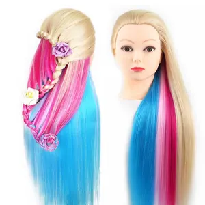 Манекен для парика с разноцветными волосами, лидер продаж, модель головы, манекен для женской головы