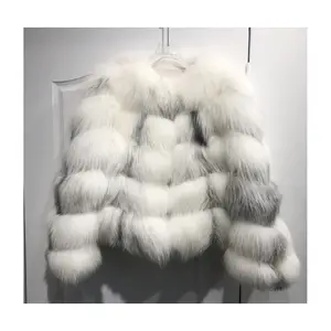 RX kürkler toptan fabrika yapımı kışlık mont bayan popüler peluş kabarık doğal kürk polar ceket hayvan kürk ceket
