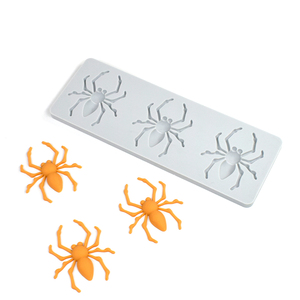 Nouveau Tapis de Cuisson en Silicone à 3 Cavités Motif Araignée pour Fondant, Pâtisserie, Biscuits, Chocolat, Outil de Décoration de Gâteaux LFM-519 - Product Image 5