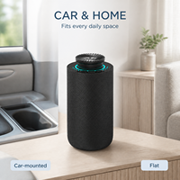 Diffuseur d'arômes automobile portable 20 ml, nébuliseur de parfum sans eau Bluetooth pour voiture, bureau, chambre, placement plat, 50 m³