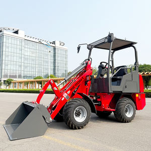 送料無料 4WD テレハンドラー ミニ伸縮式ホイールローダー 800KG 1トン 伸縮式山東省製ブームフォークリフト 農業作業用 - Product Image 6