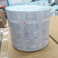 Étiquettes blanches simples, taille personnalisée pour l'entreposage et la logistique