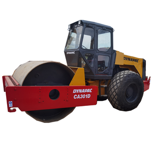 Rodillo de carretera usado de buena calidad Ca301d Dynapac Máquina compactadora de rodillos de carretera Dynapac CA301 Rodillo de carretera usado Precio bajo - Product Image 1