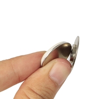 Badge de nom magnétique réutilisable en plastique Ndfeb, étiquette de nom permanente pour vêtements