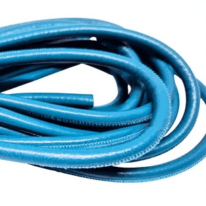 Cordón de Cuero Azul Cielo, Cuerda Cilíndrica para Joyería, Accesorios de Moda, Abalorio para Pulsera, Personalizable - Product Image 1