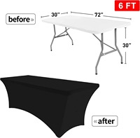 Housse de table personnalisée imprimée 4 pieds 6 pieds 8 pieds Nappe personnalisée de haute qualité avec impression colorée