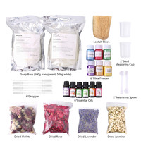 Weddells bricolage Art artisanat Silicone moules savon faisant des fournitures trousse à outils enfants ensemble