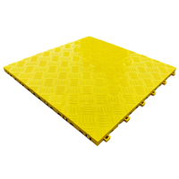 Dalles de sol modulaires colorées pour garage, dalles de sol en plastique industriel pour garage, tapis de sol pour atelier de detailing automobile
