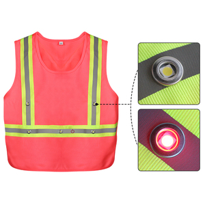 Quần Áo Dải Phản Quang Cho Trẻ Em Có Đèn Led Logo Theo Yêu Cầu Của Nhà Máy Đồng Phục An Toàn <span class=keywords><strong>Hi</strong></span> <span class=keywords><strong>Vis</strong></span> Áo Ghi Lê Cho Trẻ Em Đi Xe Đạp Giao Thông Chạy Bộ - Product Image 2