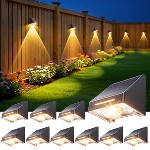 Lámpara Solar para Jardín, Lámpara de Pared, IP65, Impermeable, Luz Solar para Jardín, Escalera, Pasillo, Luz Exterior - Product Image 1