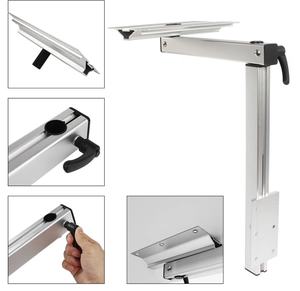 Solido in lega di alluminio singolo staccabile gamba del tavolo di sollevamento all'ingrosso vendita calda per auto camper <span class=keywords><strong>RV</strong></span> parti accessori - Product Image 5