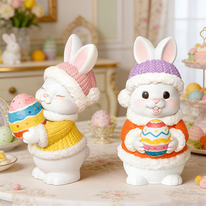 <span class=keywords><strong>Molde</strong></span> de Silicona 3D para Velas con Forma de Conejo de <span class=keywords><strong>Pascua</strong></span> y <span class=keywords><strong>Huevo</strong></span>, Diseño de Conejo de Ojos Grandes, para Hacer Velas DIY, Decoración de <span class=keywords><strong>Pascua</strong></span> para el Hogar - Product Image 5