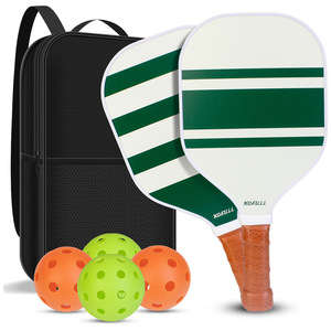 Vente chaude nouvelle raquette de Pickleball en bois ensemble de pickleballs en gros du fabricant - Product Image 5