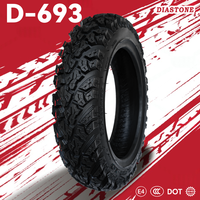Pneus de moto tout-terrain 3.00-10 10 pouces sans chambre à air pour moto et vélo électrique, forte adhérence, résistants aux crevaisons