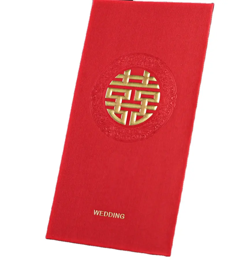 2023 yeni tasarım kağıt zarf üretim hediye kutusu kartı zarf baskı kırmızı zarf baskı