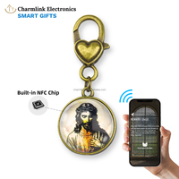 NFC Charms Chaîne en métal de verre 1000 + Bible quotidienne avec musique Smart Stylish NFC Gift 13.56MHZ Colorful OEM/ODM
