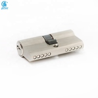 Poignée de porte de maison moderne Serrure de porte à mortaise Profil européen 60Mm Haute sécurité Cylindre de serrure à mortaise à double ouverture en laiton massif
