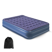Vente en gros de lits gonflables Intex 64762 avec pompe intégrée, ensemble de meubles gonflables, lit de camping gonflable de taille king pour la chambre à coucher, intérieur