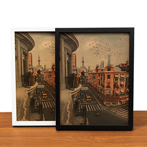 <strong>Square</strong> Simple Hanging Iron MDF Embossed <strong>Gold</strong> Photo <strong>Frame</strong> 24x36 Decorative Wall <strong>Frame</strong> - Product Image 5