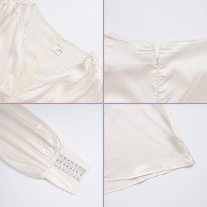 S10209 Robes de soirée grande taille pour femmes, robe longue à manches longues, col en V, perlée, robe longue de cérémonie, robe maxi africaine pour femmes - Product Image 6