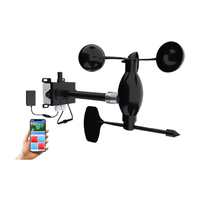 Anemómetro Mecánico Combinado con Sensor de Viento, Autocalentable, de Aluminio Fundido, Todo en Uno, con Certificación CE RoSh, RS485 MODBUS