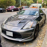 Produits en fibre de verre, kit de carrosserie pour Nissan 350Z, amélioration avec ailerons de pare-chocs avant et arrière GTR visside