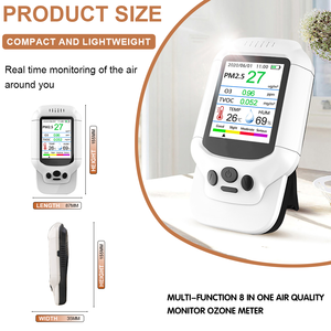 Handgehaltener Ozon-Gasdetektor PM2.5 TVOC-Monitor Messgerät Luftverschmutzungstester und Analysator zur O3-Konzentrationsmessung - Product Image 4